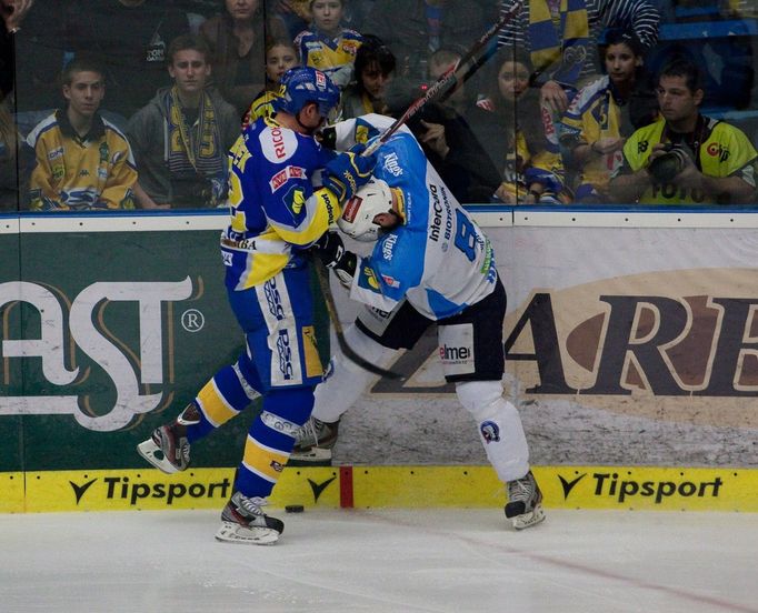 Hokej, Zlín - Plzeň: Jiří Ondráček (22) - Jiří Hanzlík (8)