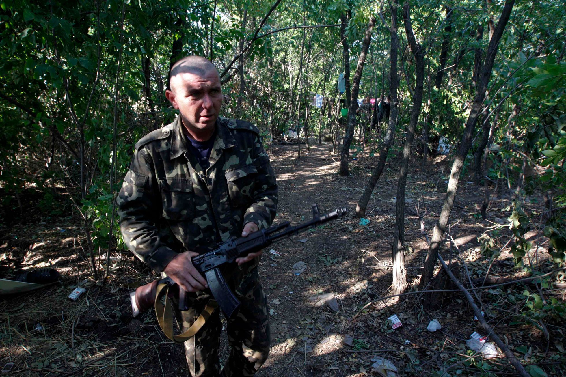 Ukrajina - Luhansk - armáda