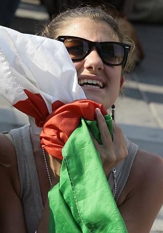 Itálie - smutní fanoušci