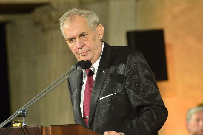Prezident Miloš Zeman.