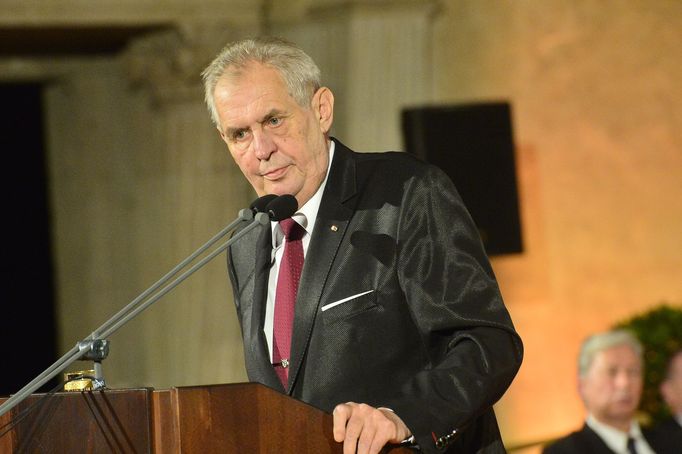 Prezident Miloš Zeman.