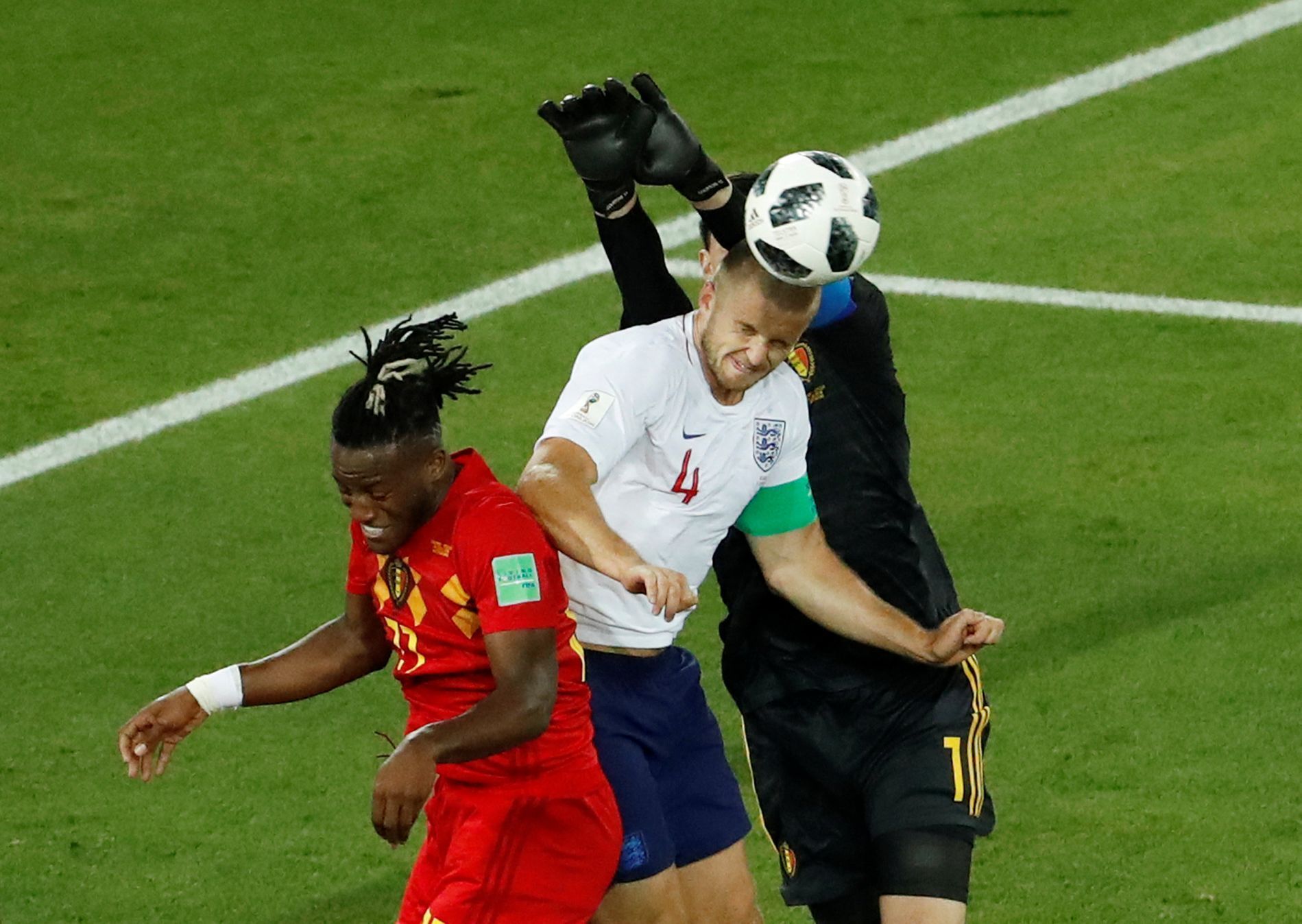 Fotbalové MS 2018: Anglie vs. Belgie