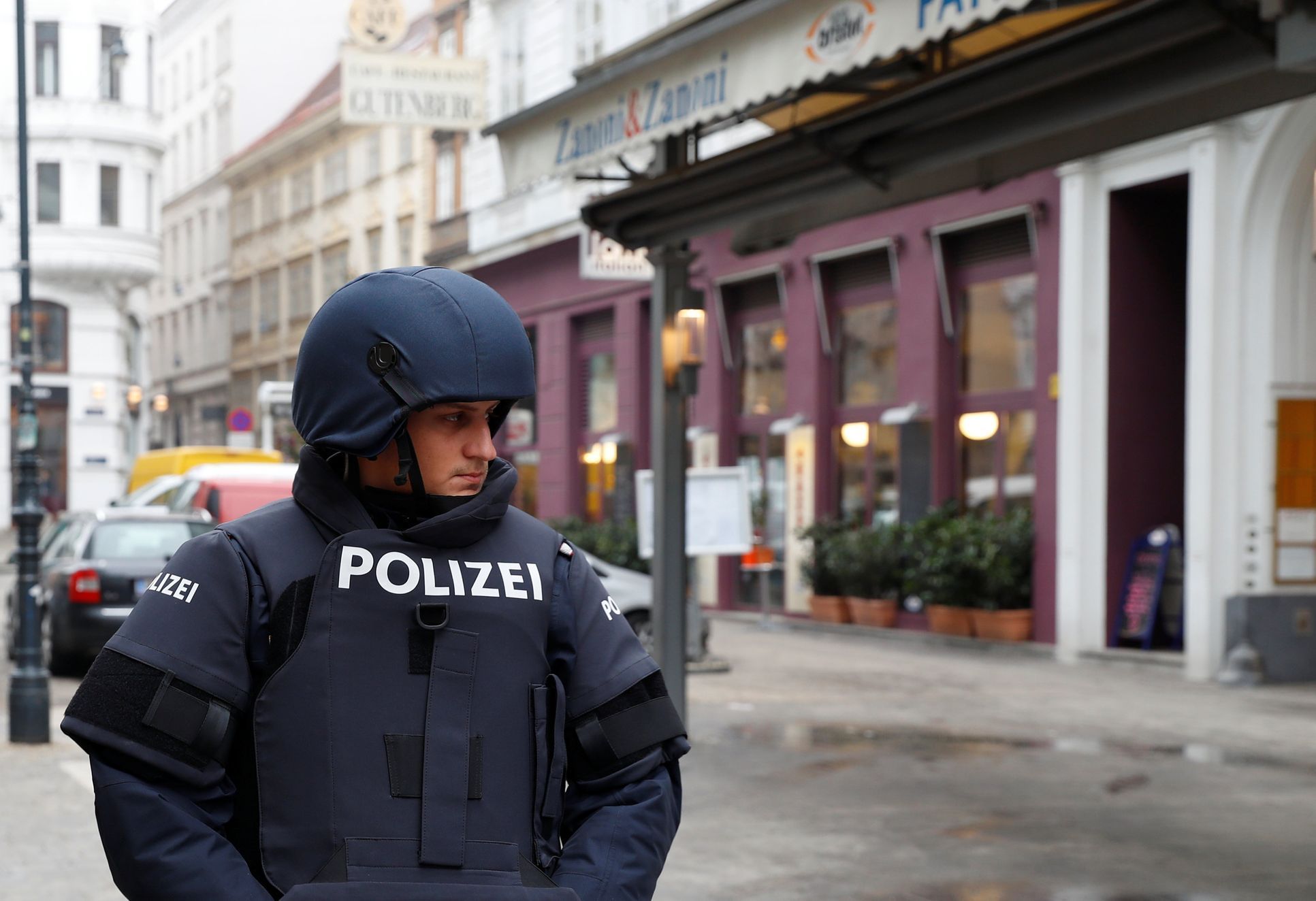 Střelba v restauraci ve Vídni