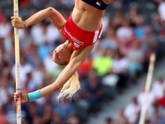 Tyčkařka Amálie Švábíková ve finále ME v atletice 2018 v Berlíně