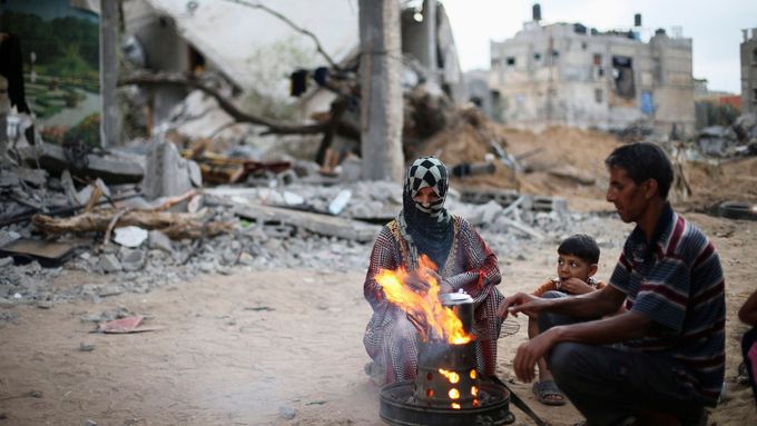 Záběr z Pásma Gazy. Ilustrační foto.