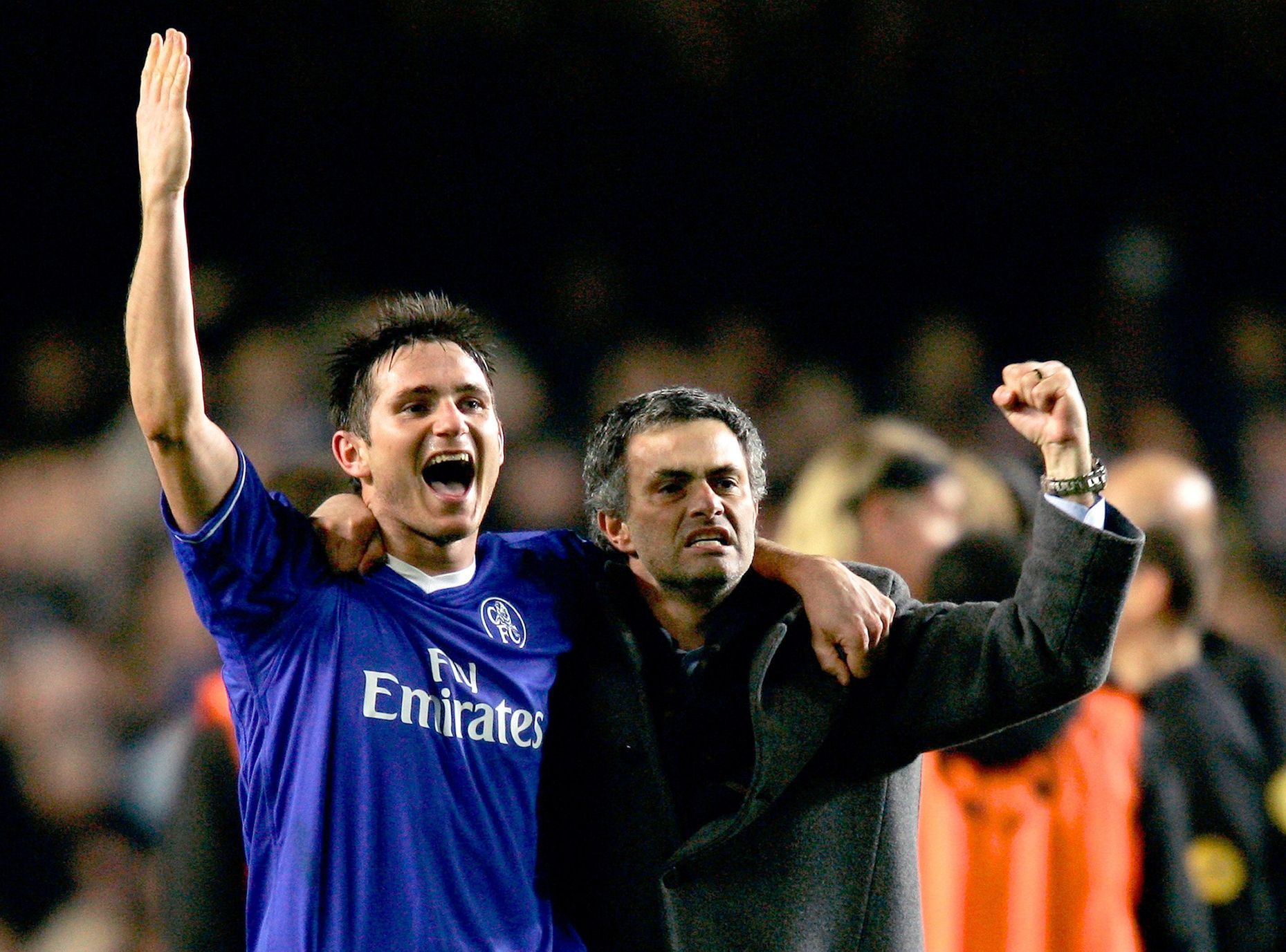 José Mourinho a Frank Lampard v roce 2005