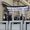 Defenestrace Václava Klause na Hradčanském náměstí