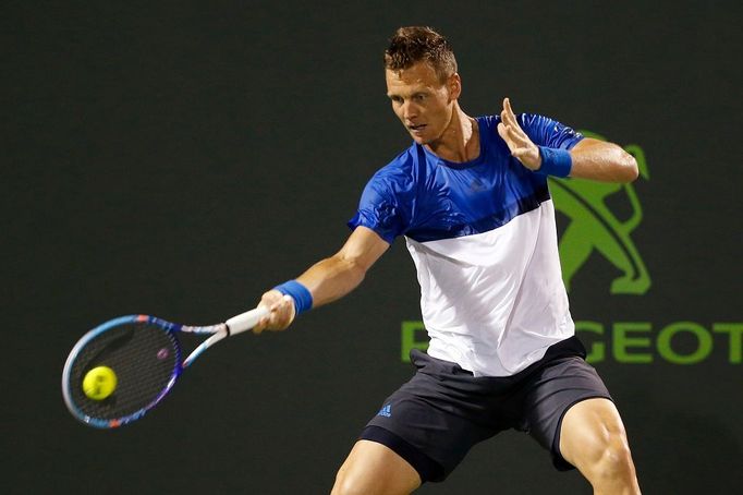 Tomáš Berdych na turnaji v Miami 2016