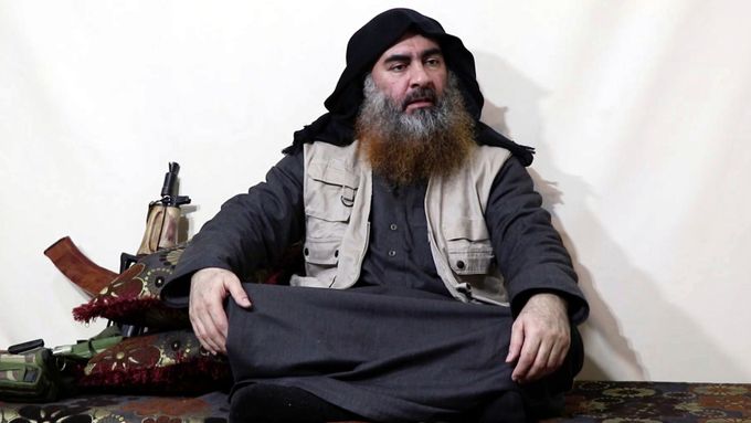 Vůdce IS Abú Bakr Bagdádí.