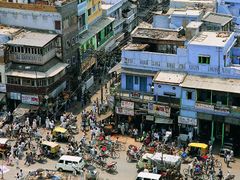 rušná ulice v Dillí