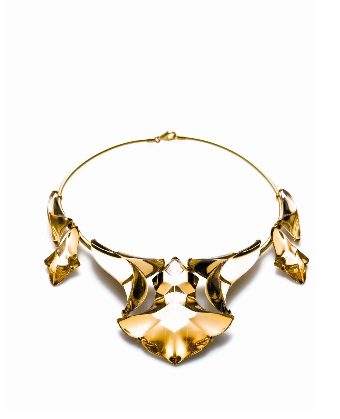 Luxusní náhrdelník Baccarat ze zlata a křišťálu