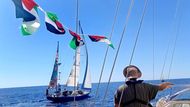 Palestina, Gaza, flotila, pomoc, aktivisté, Izrael, Greta Thunbergová, drony, vojenská loď, Španělsko, Itálie