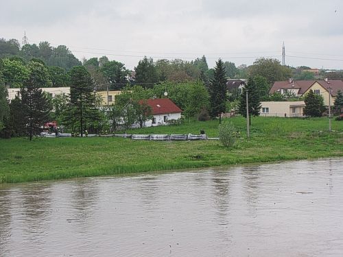 Stavba protipovodňové hráze v Ostravě - Koblově