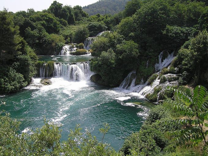 Národní park Krka Chorvatsko.