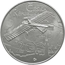 Pamětní mince ke stoletému výročí letu Jana Kašpara