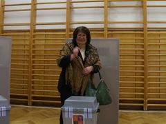 Volí Eliška Wagnerová, kandidátka Strany zelených do Senátu v obvodu č. 59 Brno-město.