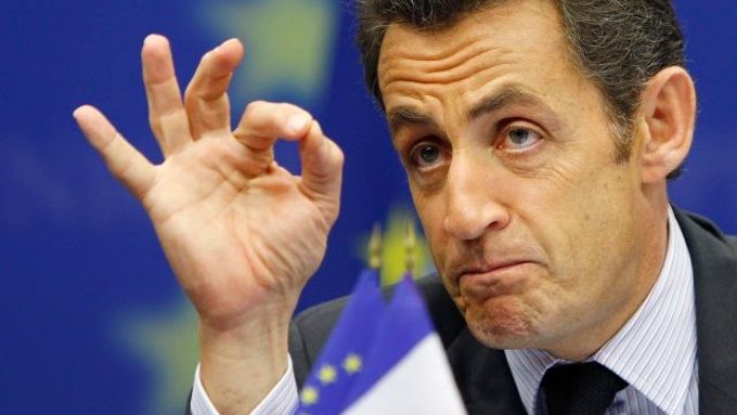Francouzskou práci Francouzům, oukej? Francouzský prezident Nicolas Sarkozy, ilustrační snímek