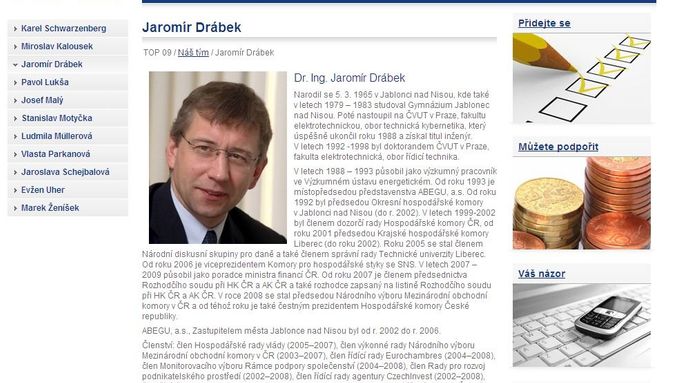 Jaromír Drábek se v roce 2008 stal předsedou Národního výboru Mezinárodní obchodní komory v ČR a od téhož roku je také čestným prezidentem Hospodářské komory České republiky.