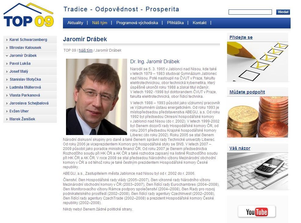 Top 09: Jaromír Drábek