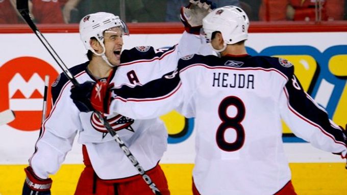 Jan Hejda se raduje z branky.