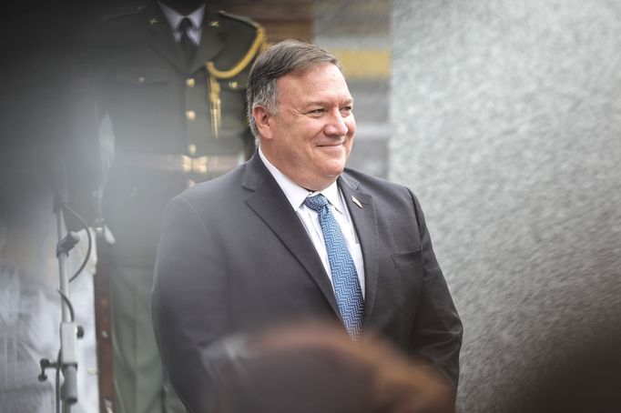 Návštěva amerického ministra zahraničí Mikea Pompeo v Plzni.