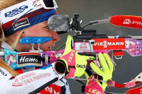 Davidová během sezony zrychlila střelbu. Tohle dokážou jen nejlepší, chválí Gjelland