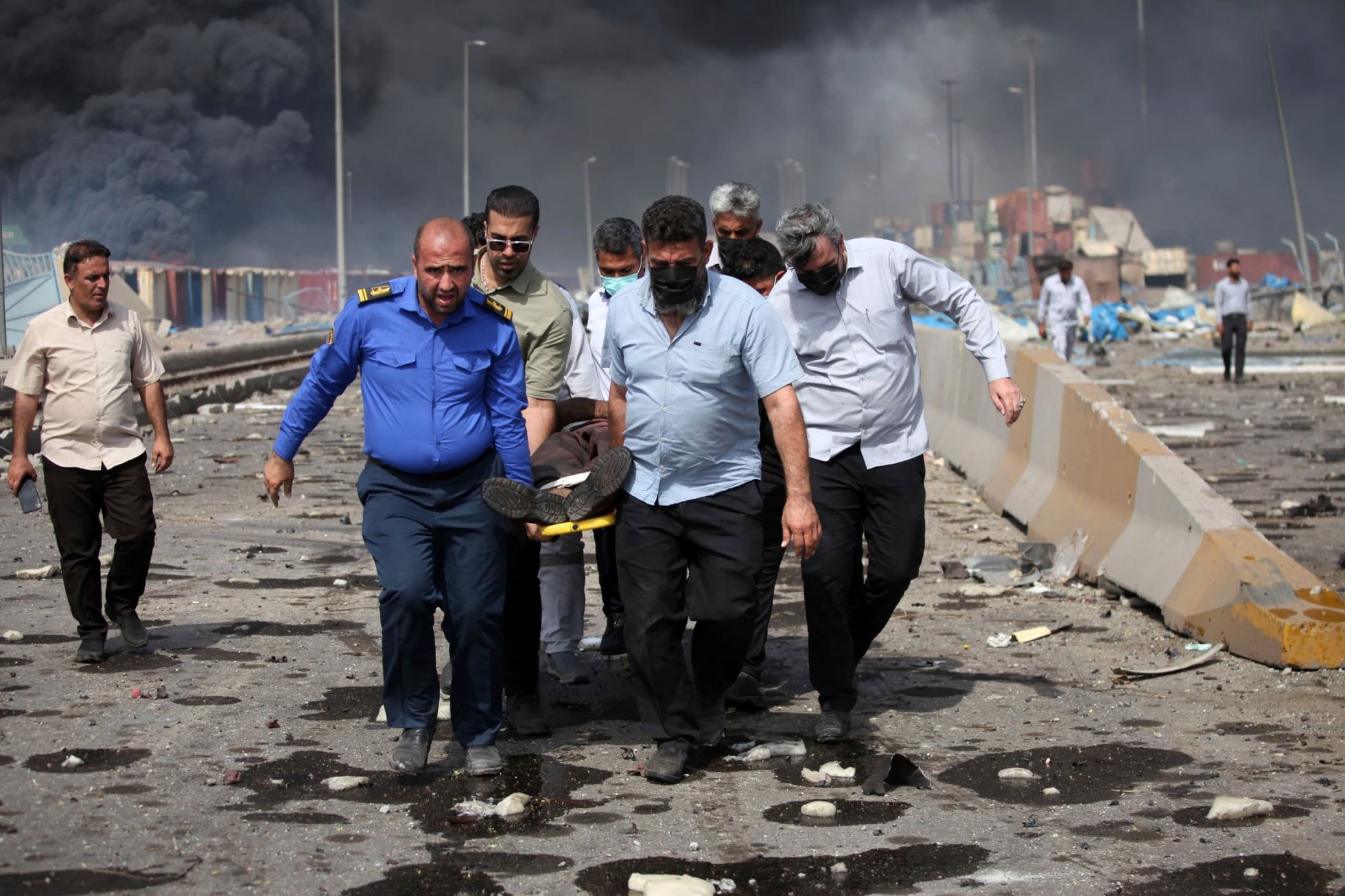 exploze Írán Shahid Rajaee přístav Bandar Abbas