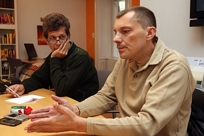 Vídeň Erste Bank Hans Leitner Peter Andahazy