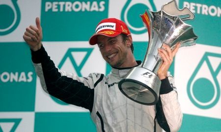 Jenson Button Brawn GP Malajsie
