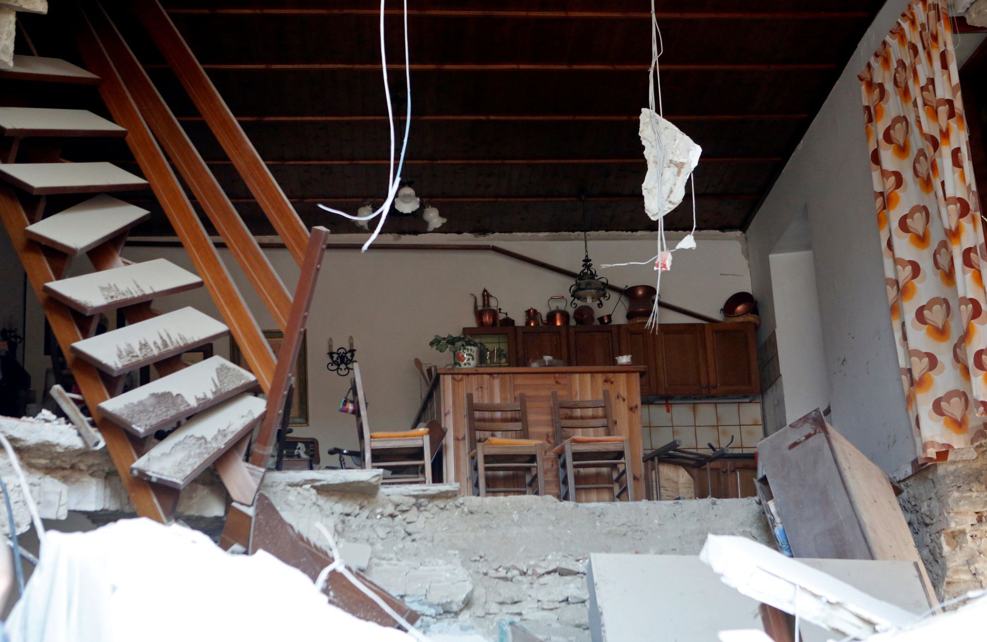 Následky zemětřesení ve středoitalském Amatrice