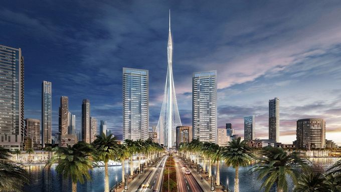 Tak bude vypadat nejvyšší stavba světa. Televizní věž v Dubaji, která se začala právě stavět, bude vysoká přes 900 metrů.