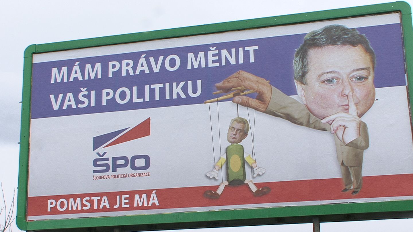 Antibillboard: Billboard Šlouf Zeman