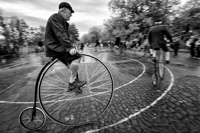 Pražská míle - setkání velocipedistů na Letenské pláni