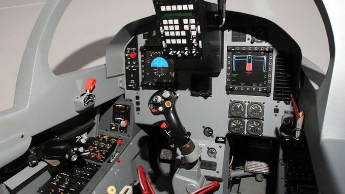 Kokpit simulátoru L-159