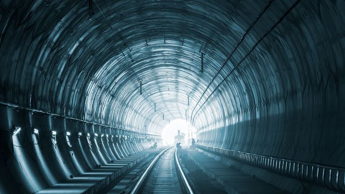 Ejpovickým tunelem projel první zvláštní vlak s cestujícími.