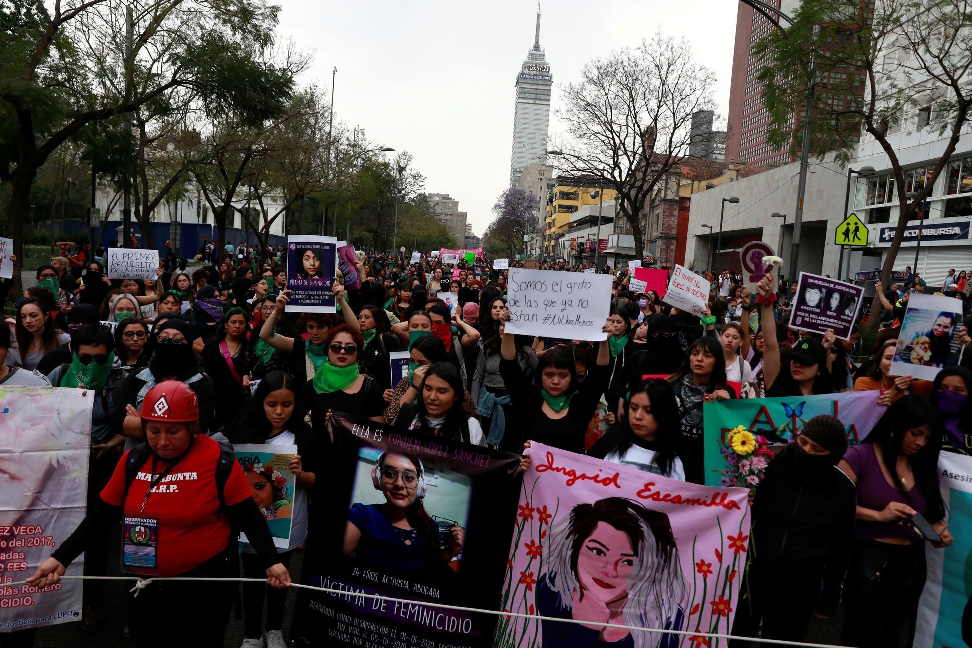 protesty žen v Mexiku