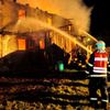 Požár chaty ve Velkém Šenově - Janovce