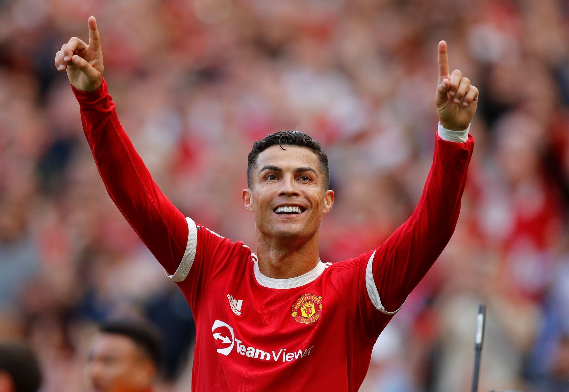 fotbal, anglická liga 2021/2022, Premier League - Manchester United v Newcastle United, Cristiano Ronaldo