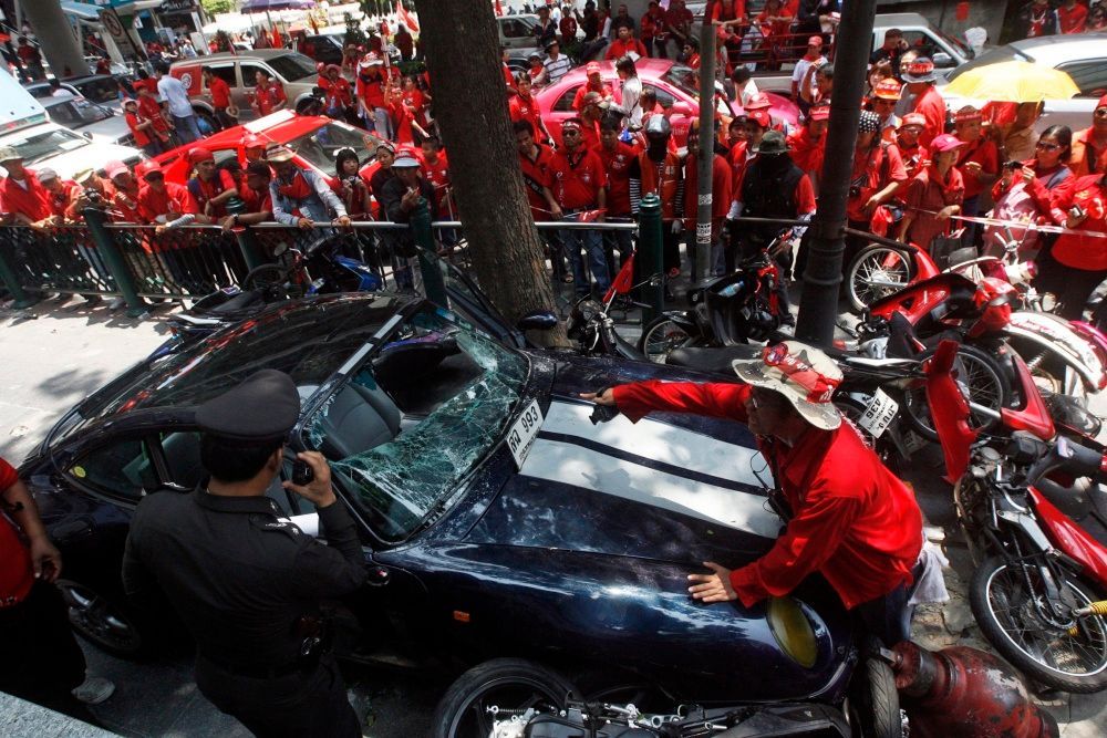 Protivládní demonstrace v Bangkoku