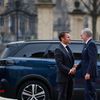 France's President Emmanuel Macron visits Prague