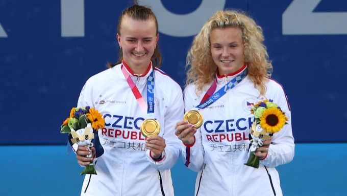 Barbora Krejčíková a Kateřina Siniaková, které budou obhajovat zlato z Tokia, patří mezi největší naděje české výpravy pro pařížskou olympiádu