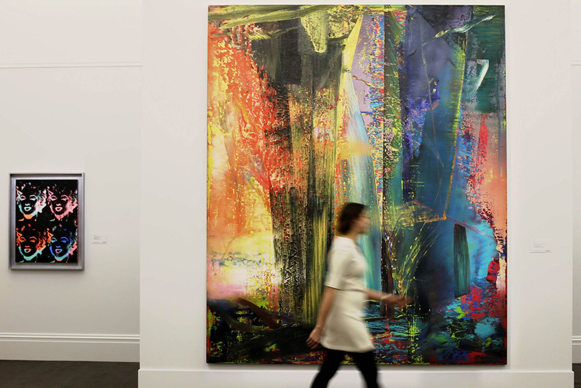 Gerhard Richter: Abstraktní malba č. 599