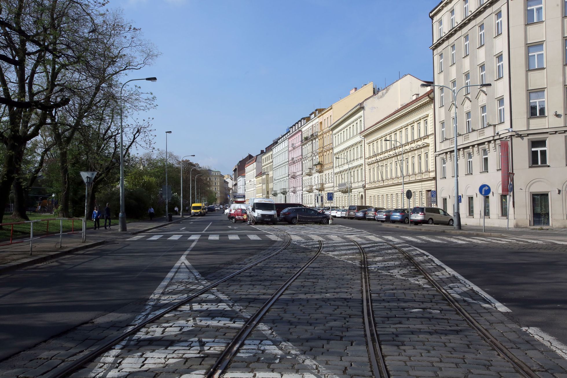 Tramvaje na Václavské náměstí