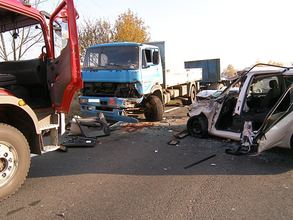 Dopravní nehoda 27.10.2010 u Mnichova Hradiště