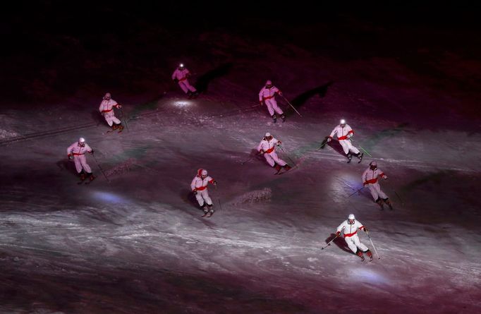 Zahajovací ceremoniál MS ve sjezdovém lyžování ve Schladmingu