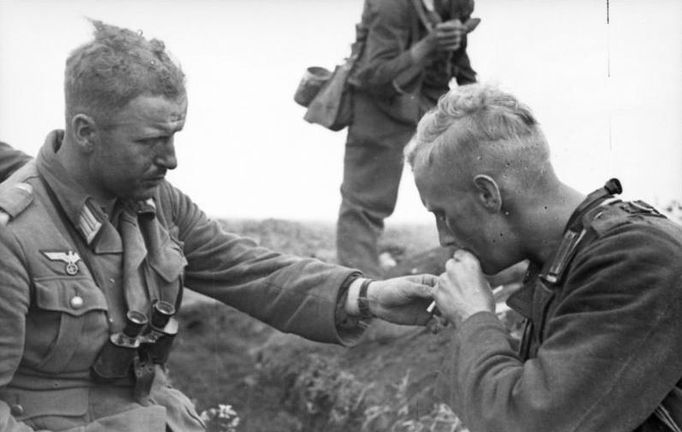 Archivní fotografie z  Kurském oblouku v Rusku, kde se odehrála v červenci 1943 největší tanková bitva druhé světové války. V ní Rudá armáda svaz definitivně zvrátila děn