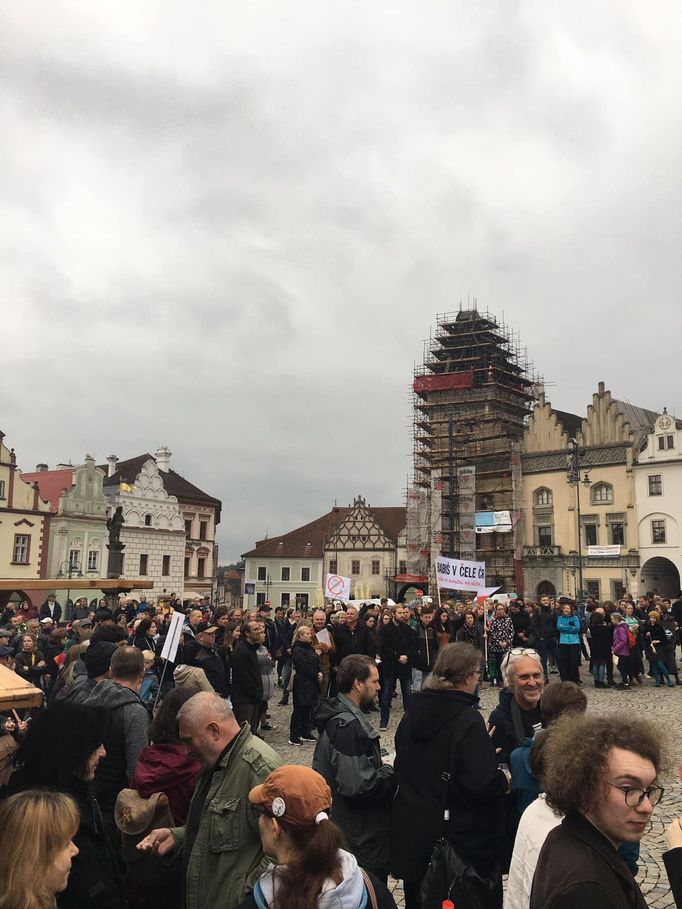 Demonstrace za nezávislosti justice, 28. 5. 2019, Tábor