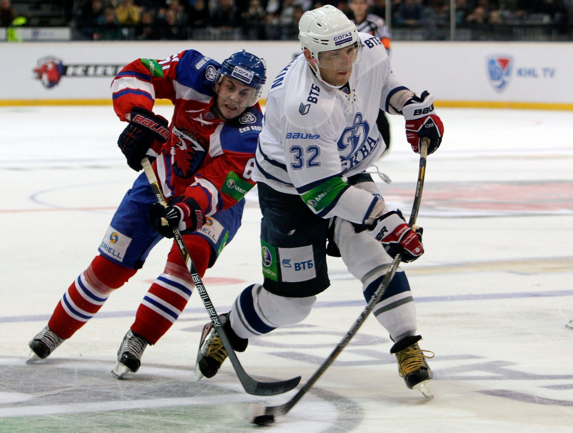 Alexandr Ovečkin v utkání se Lvem Praha