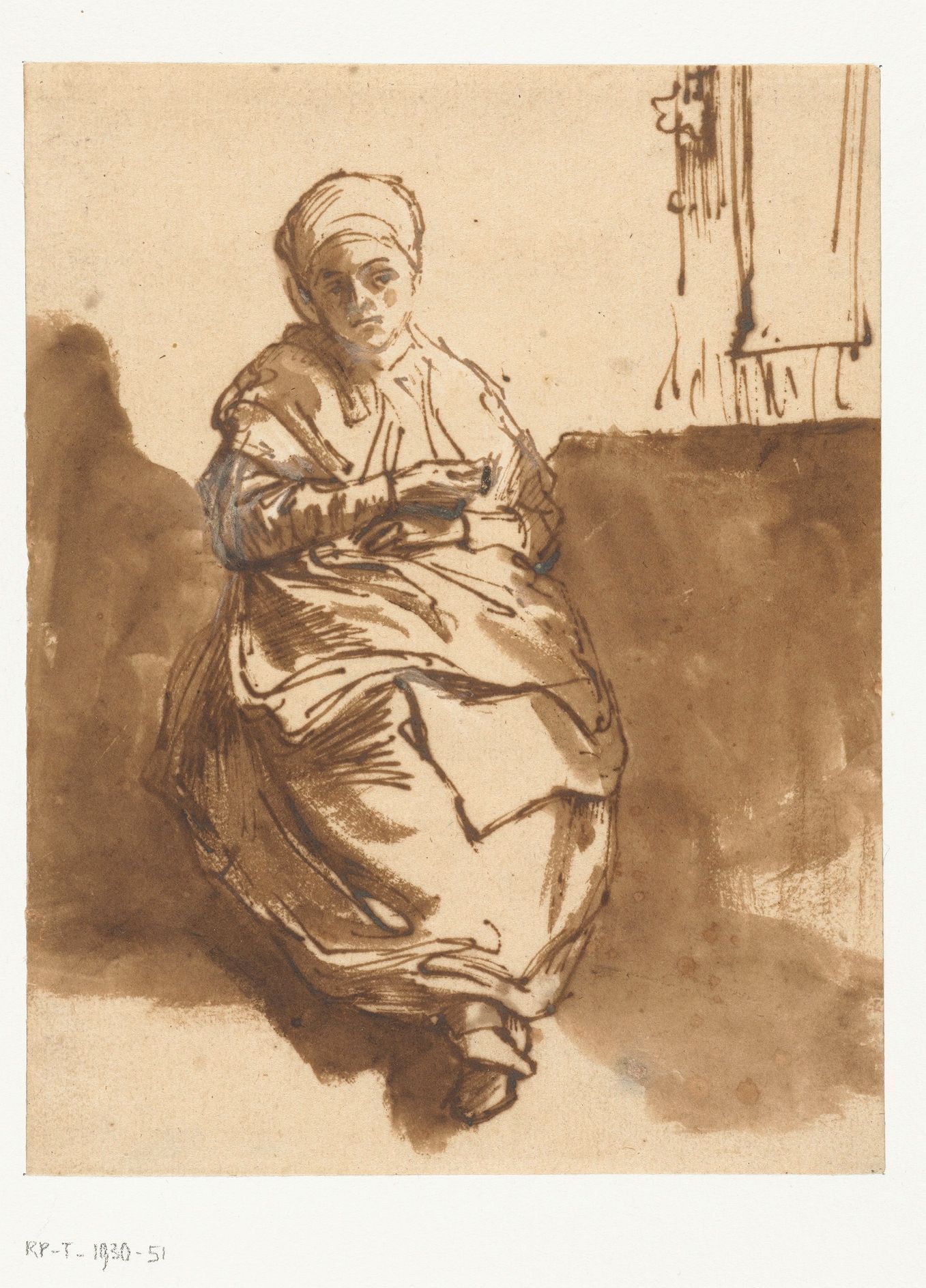 Rembrandt van Rijn: Saskia sedící u okna
