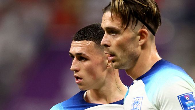 Phil Foden a Jack Grealish.